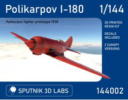 Polikarpov I-180 Fighter Prototype 1/144 